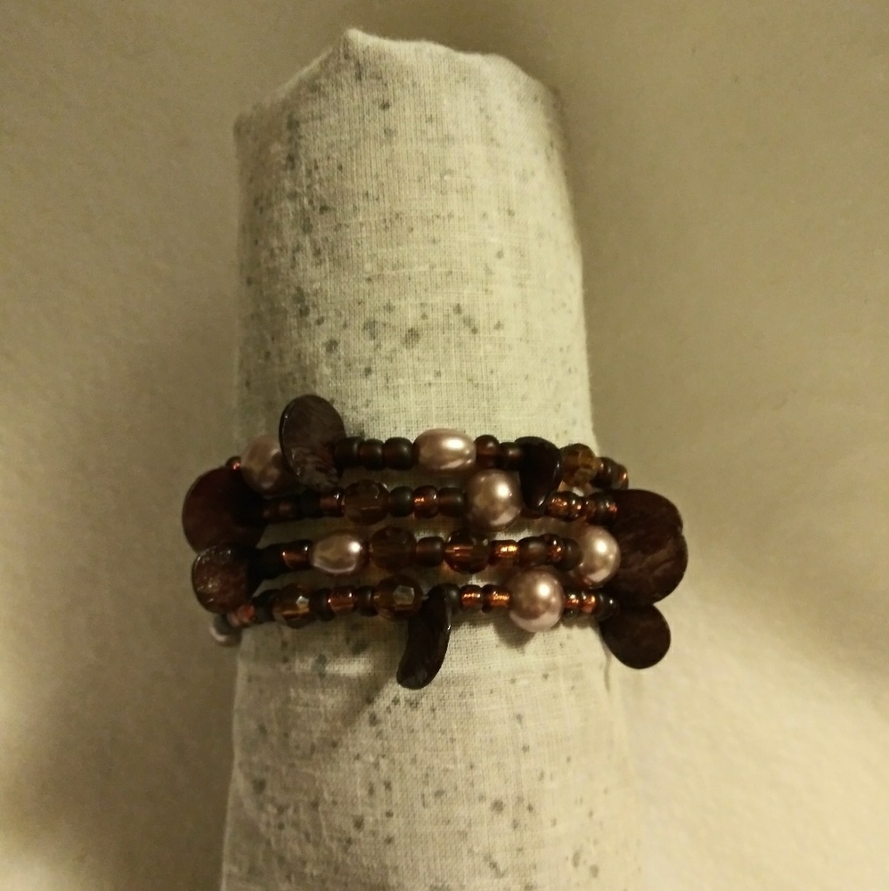 Bohemian style beaded bracelet